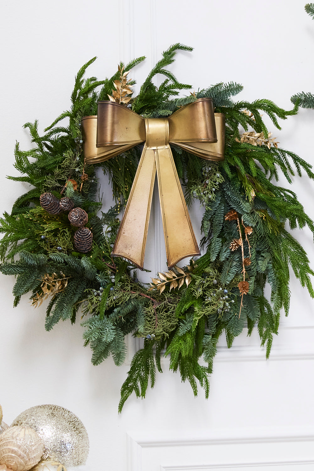 Bow Wreath Set of 2 By Accent Decor | Wreath | Modishstore - 7