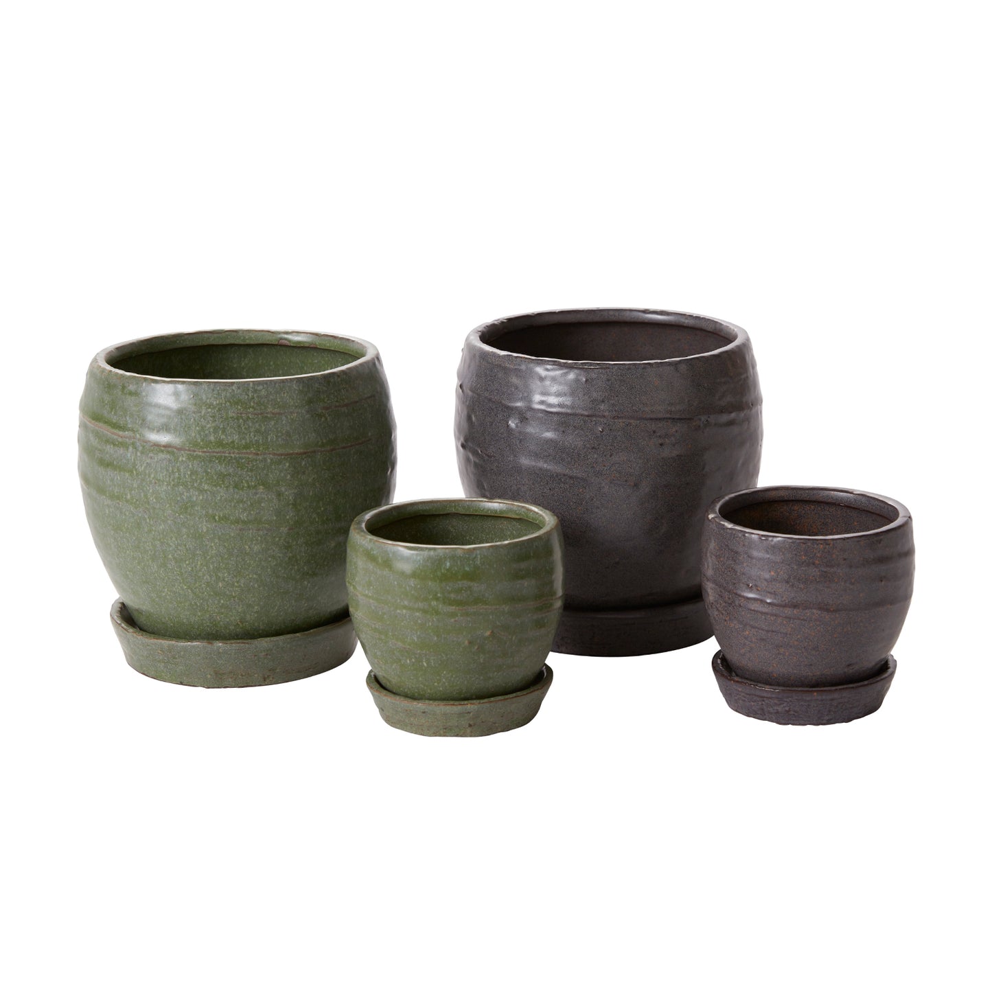 Bradford Pot Set of 8 By Accent Decor | Planters, Troughs & Cachepots | Modishstore - 4