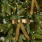 Brassy Bow Ornament Set of 8 By Accent Decor | Ornaments | Modishstore - 4