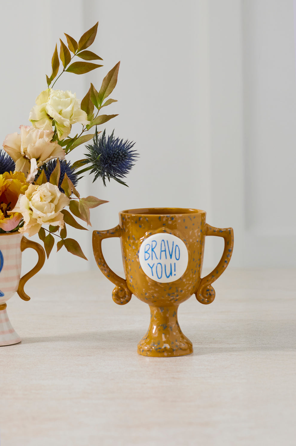 Bravo You Trophy Vase Set of 2 By Accent Decor | Vases | Modishstore - 4