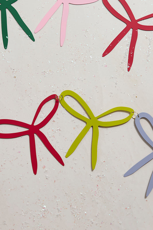 Brightly Bow Garland Set of 2 By Accent Decor