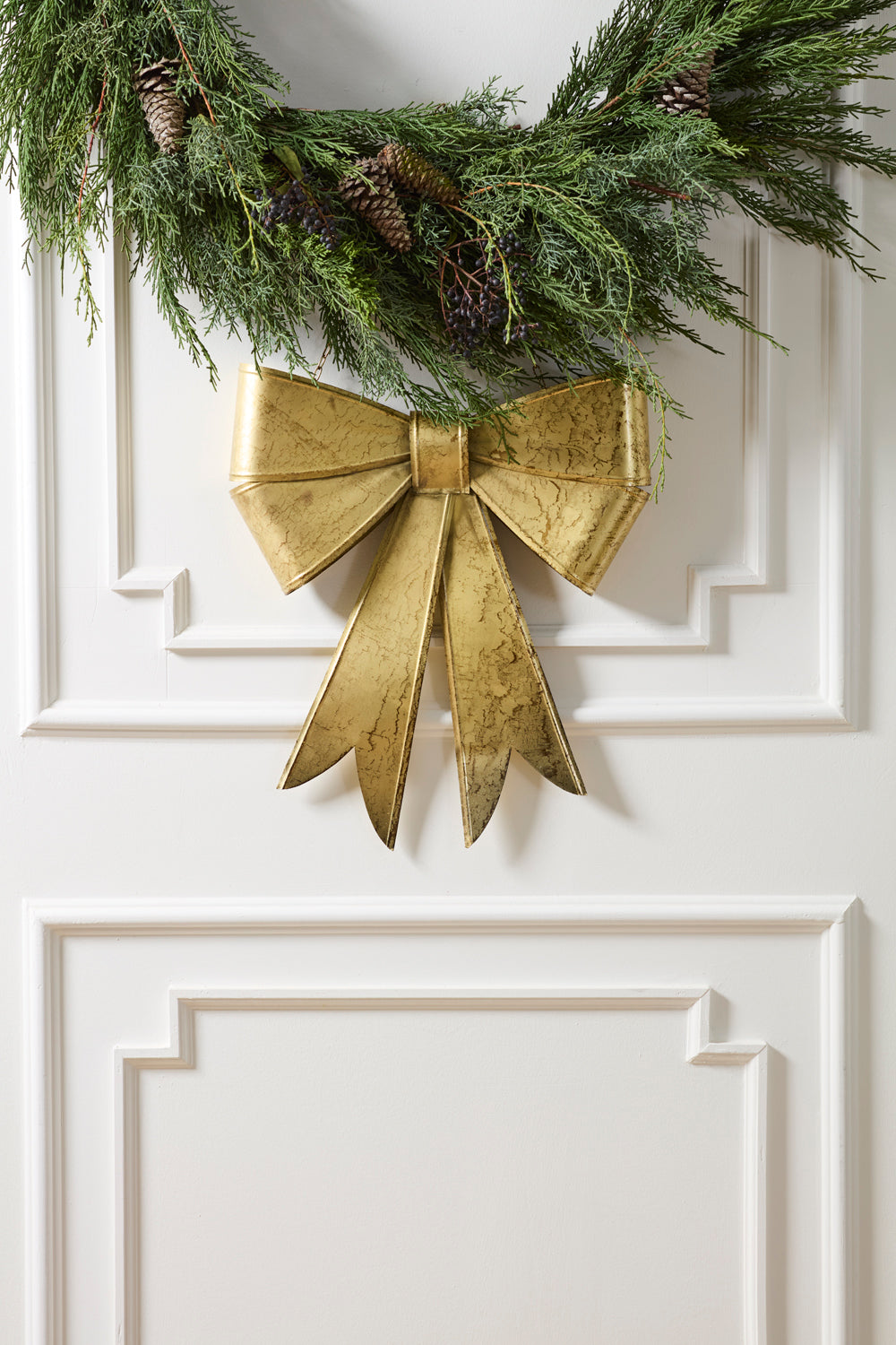 Brilliant Bow Wreath Set of 2 By Accent Decor | Wreath | Modishstore - 3