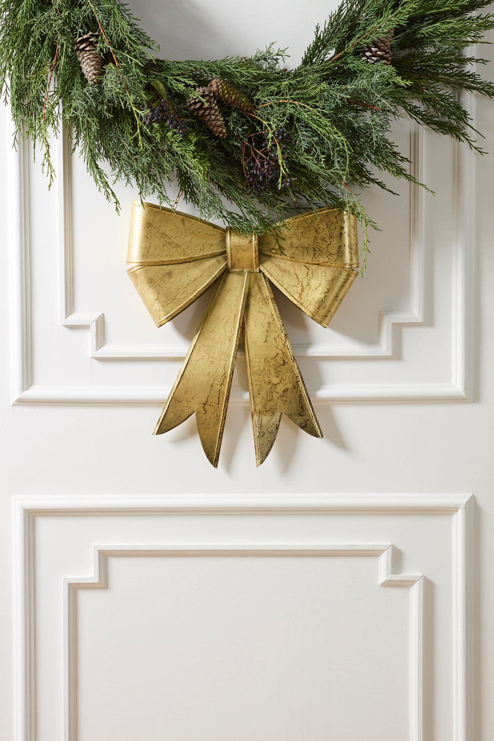 Brilliant Bow Wreath Set of 2 By Accent Decor | Wreath | Modishstore - 3