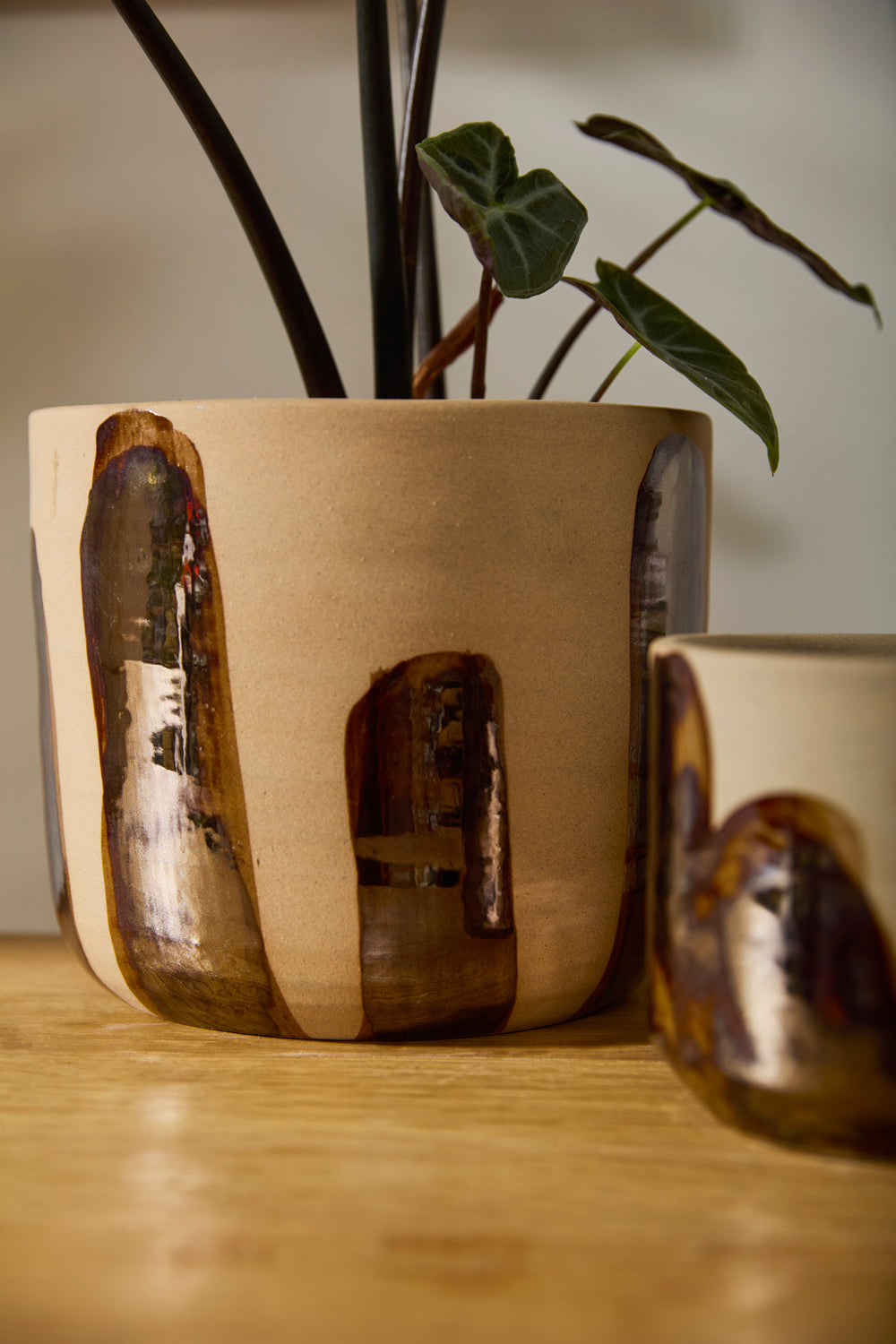 Bronze Brushstroke Collection Set of 8 By Accent Decor | Stands | Modishstore - 1