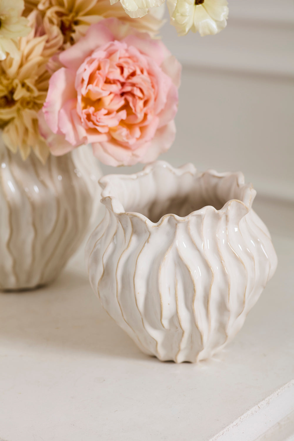 Brynn Vase Set of 4 By Accent Decor | Vases | Modishstore - 1