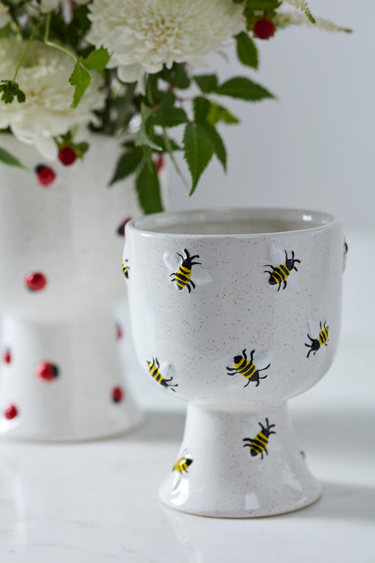 Buzzy Compote Set of 4 By Accent Decor | Planters, Troughs & Cachepots | Modishstore - 1