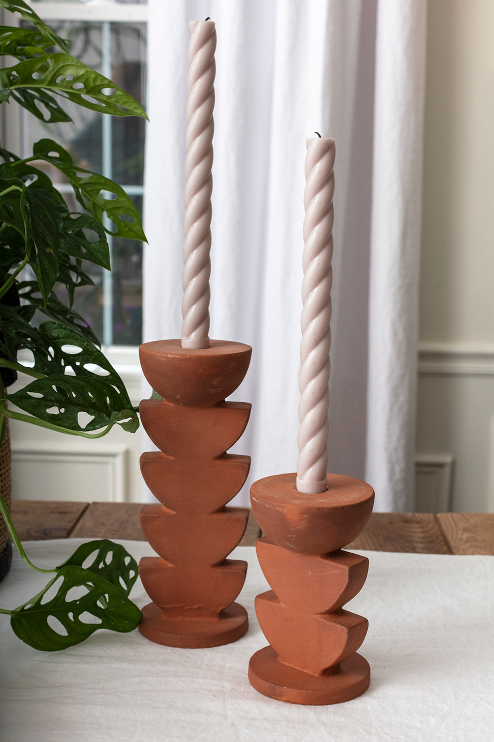 Cadwell Candle Holder Set of 8 By Accent Decor | Candle Holders | Modishstore - 4