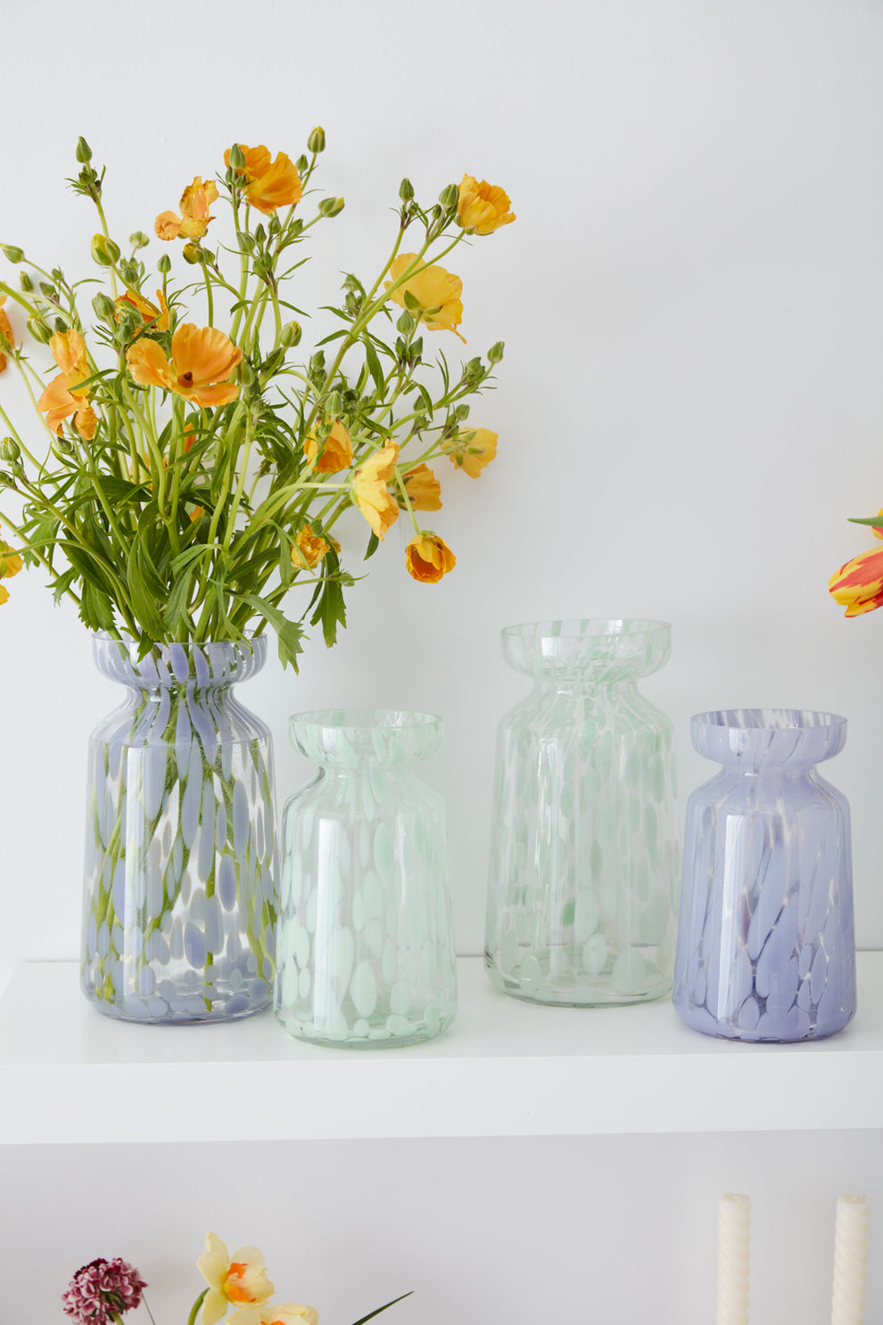 Cambria Vase Set of 2 By Accent Decor | Vases | Modishstore - 3