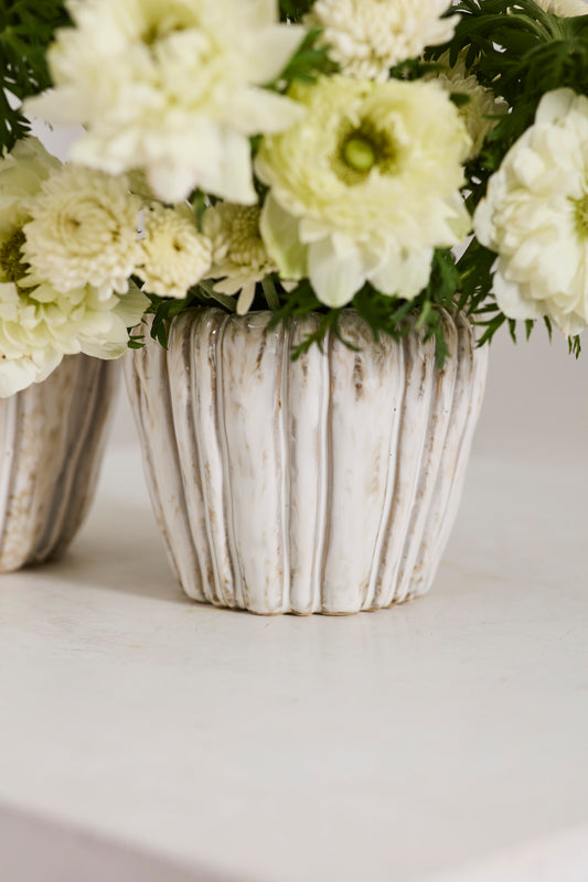 Cedric Pot Set of 8 By Accent Decor | Wall Decor | Modishstore - 1