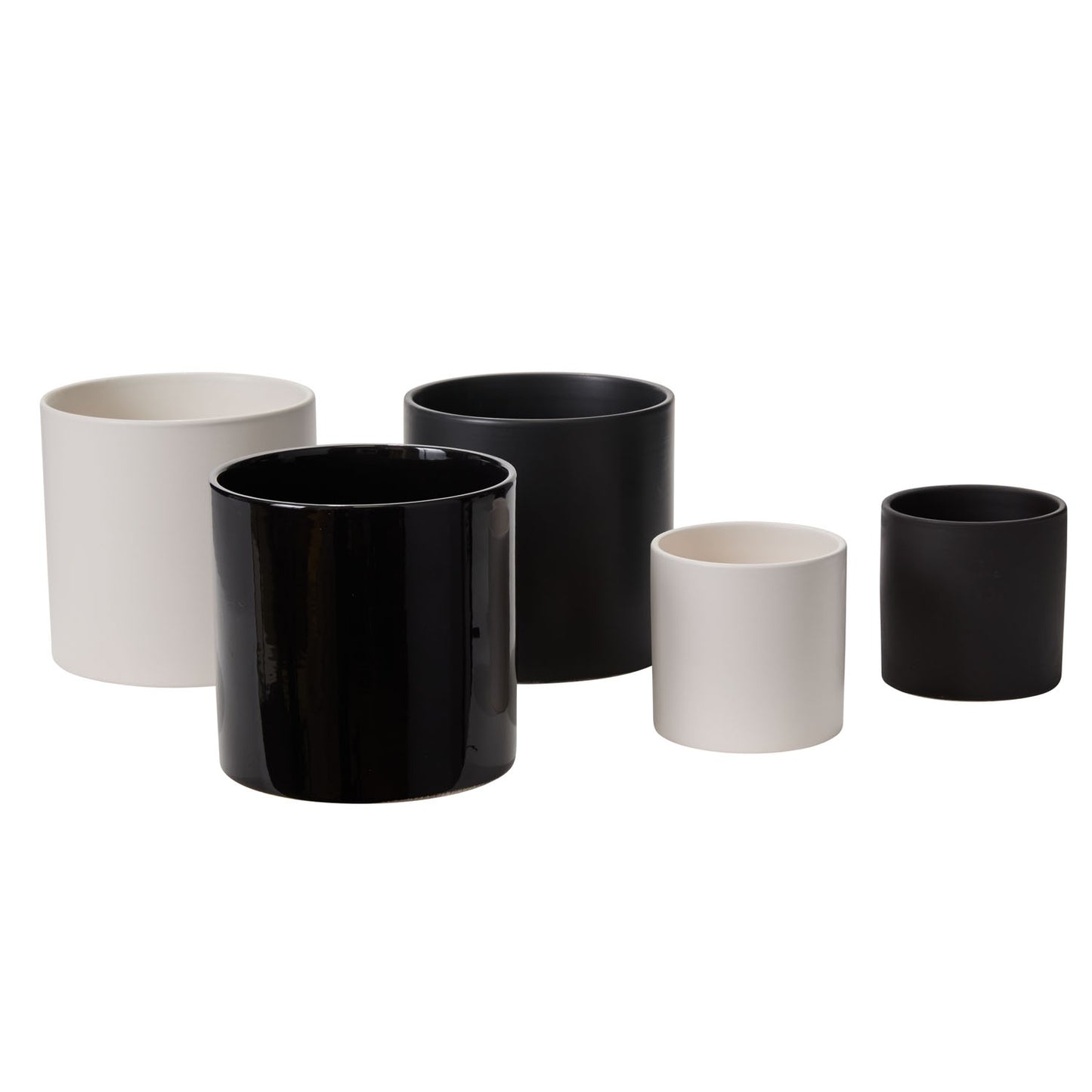 Cercle Pot Set of 8 By Accent Decor | Planters, Troughs & Cachepots | Modishstore - 5
