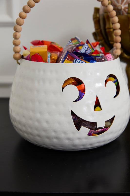 Charming Pumpkin Basket Set of 2 By Accent Decor | Planters, Troughs & Cachepots | Modishstore - 1