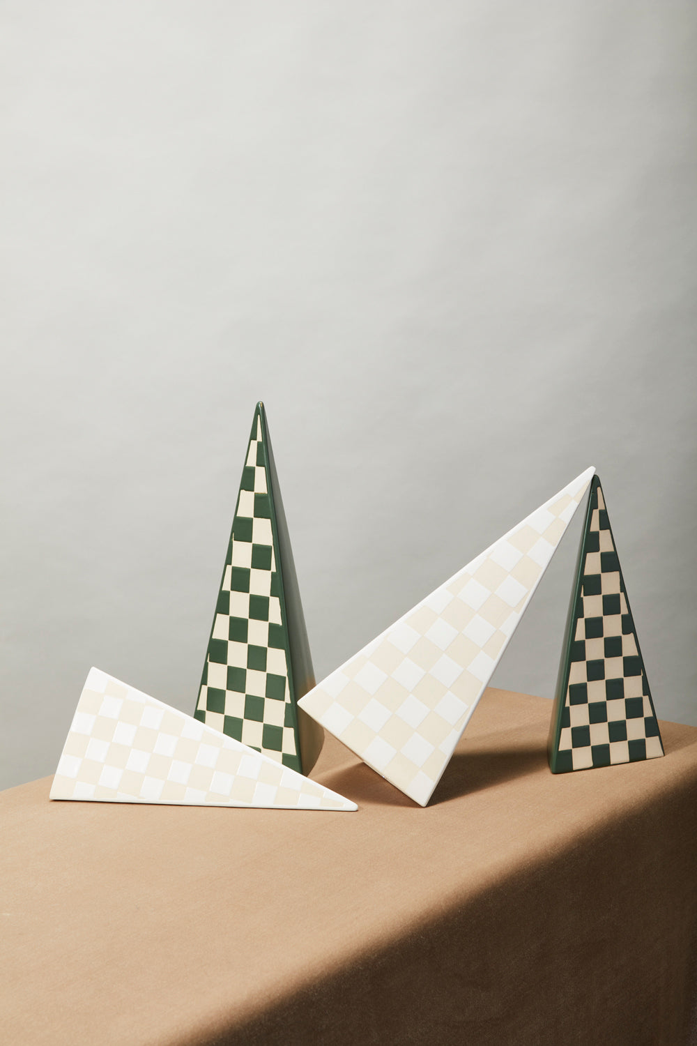Checker Tree Figurine Set of 2 By Accent Decor | Figurines | Modishstore - 3