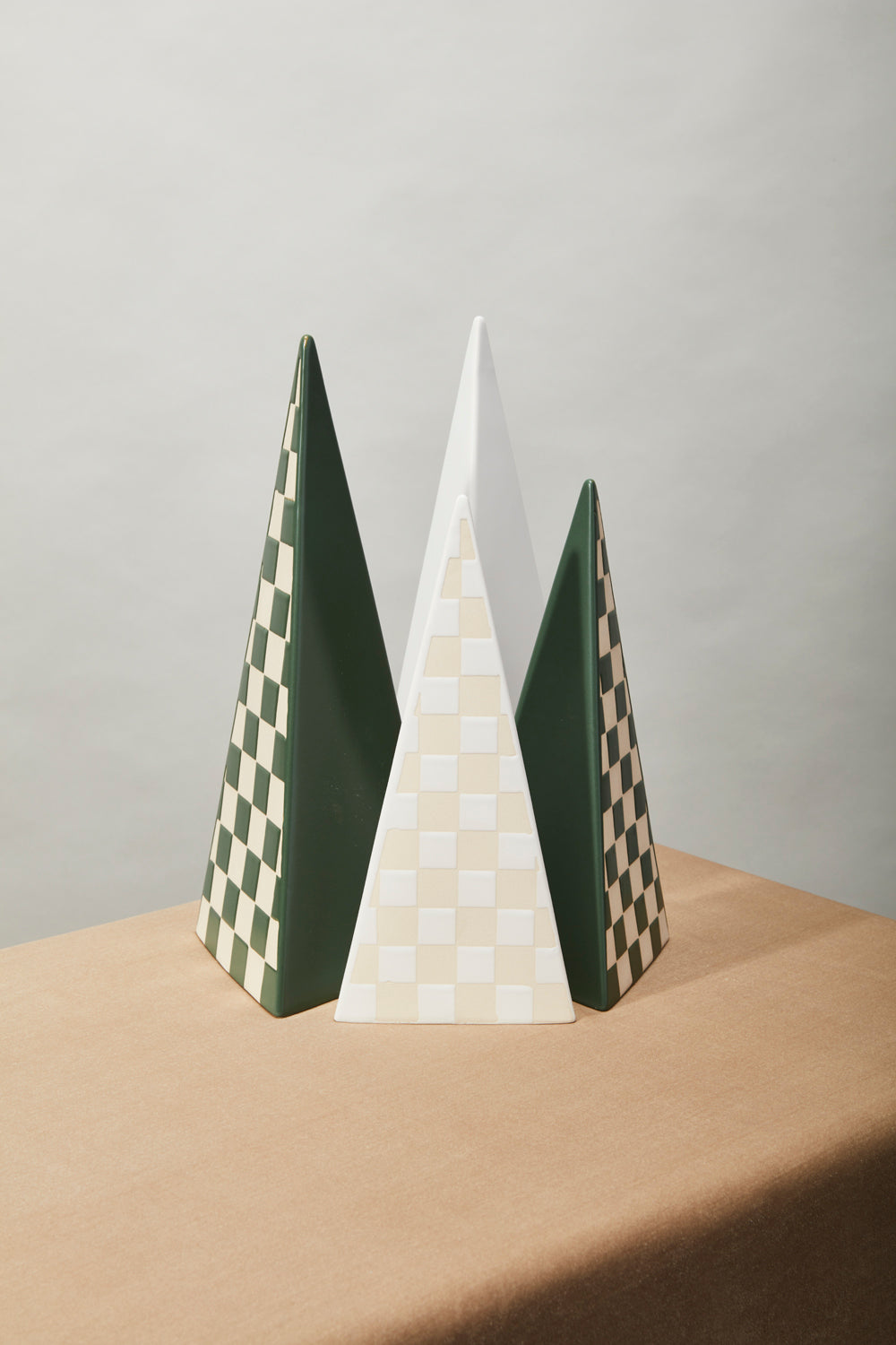 Checker Tree Figurine Set of 2 By Accent Decor | Figurines | Modishstore - 4