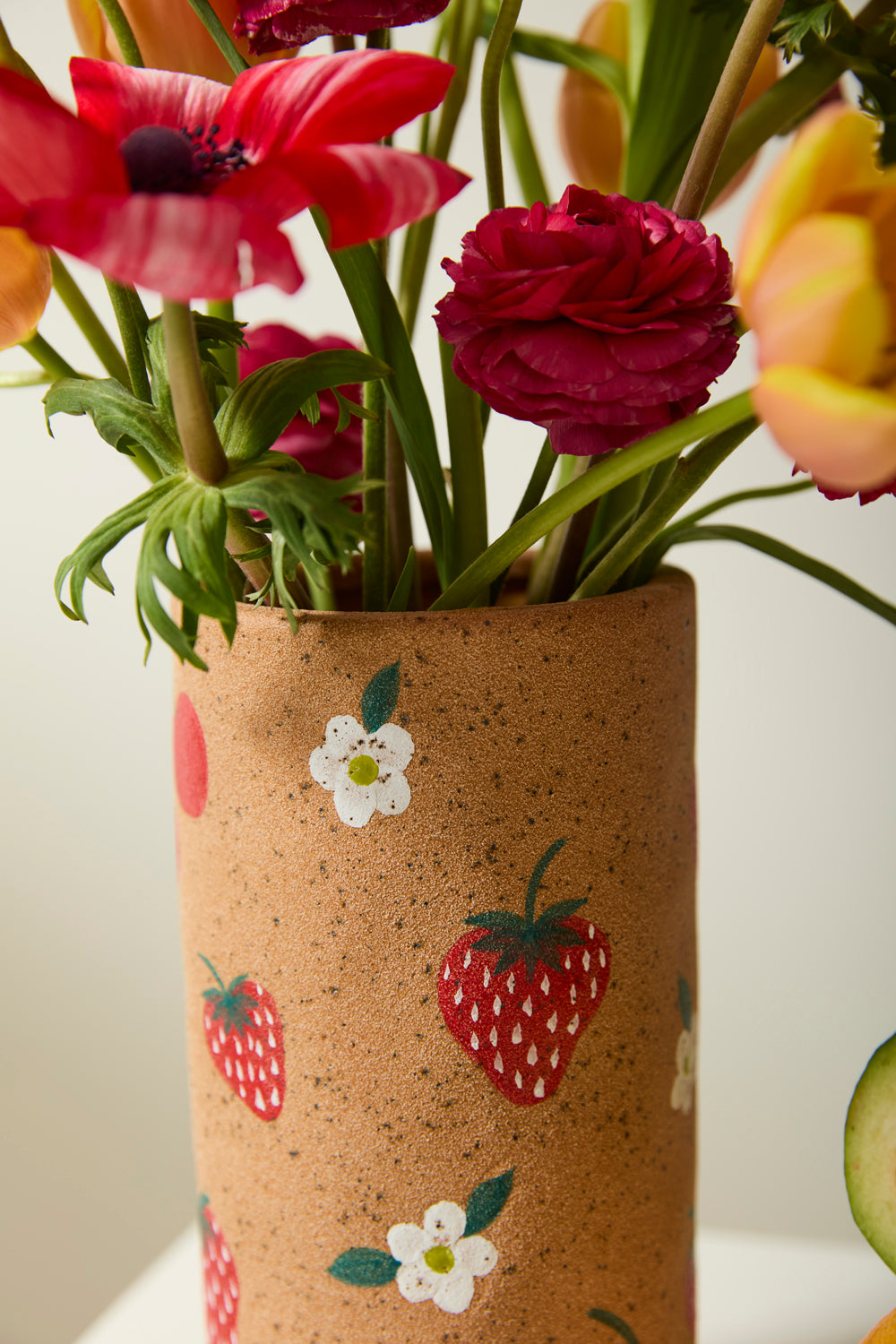 Cherry Vase Set of 4 By Accent Decor | Vases | Modishstore - 1