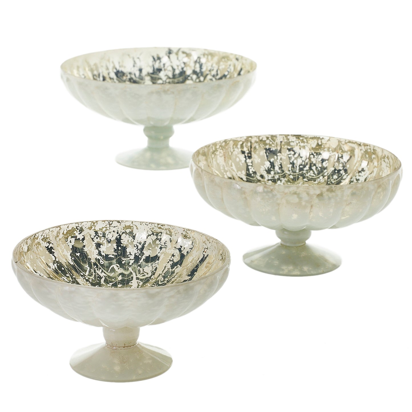 Chiara Compote Set of 2 By Accent Decor | Planters, Troughs & Cachepots | Modishstore - 6