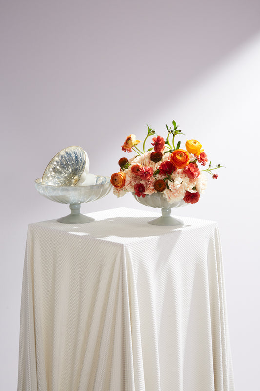 Chiara Compote Set of 2 By Accent Decor | Planters, Troughs & Cachepots | Modishstore - 1