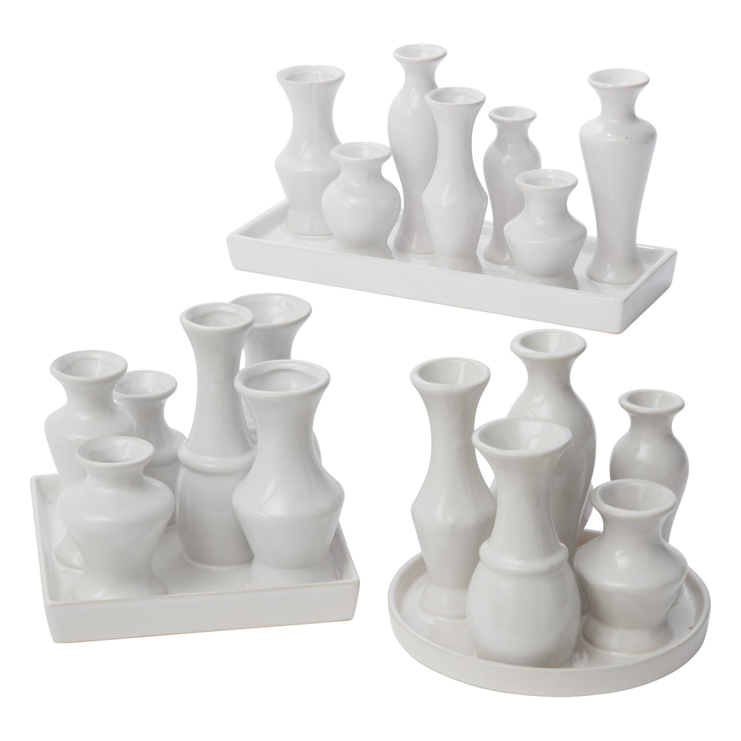 Chic Budvase Set of 2 By Accent Decor | Vases | Modishstore - 5