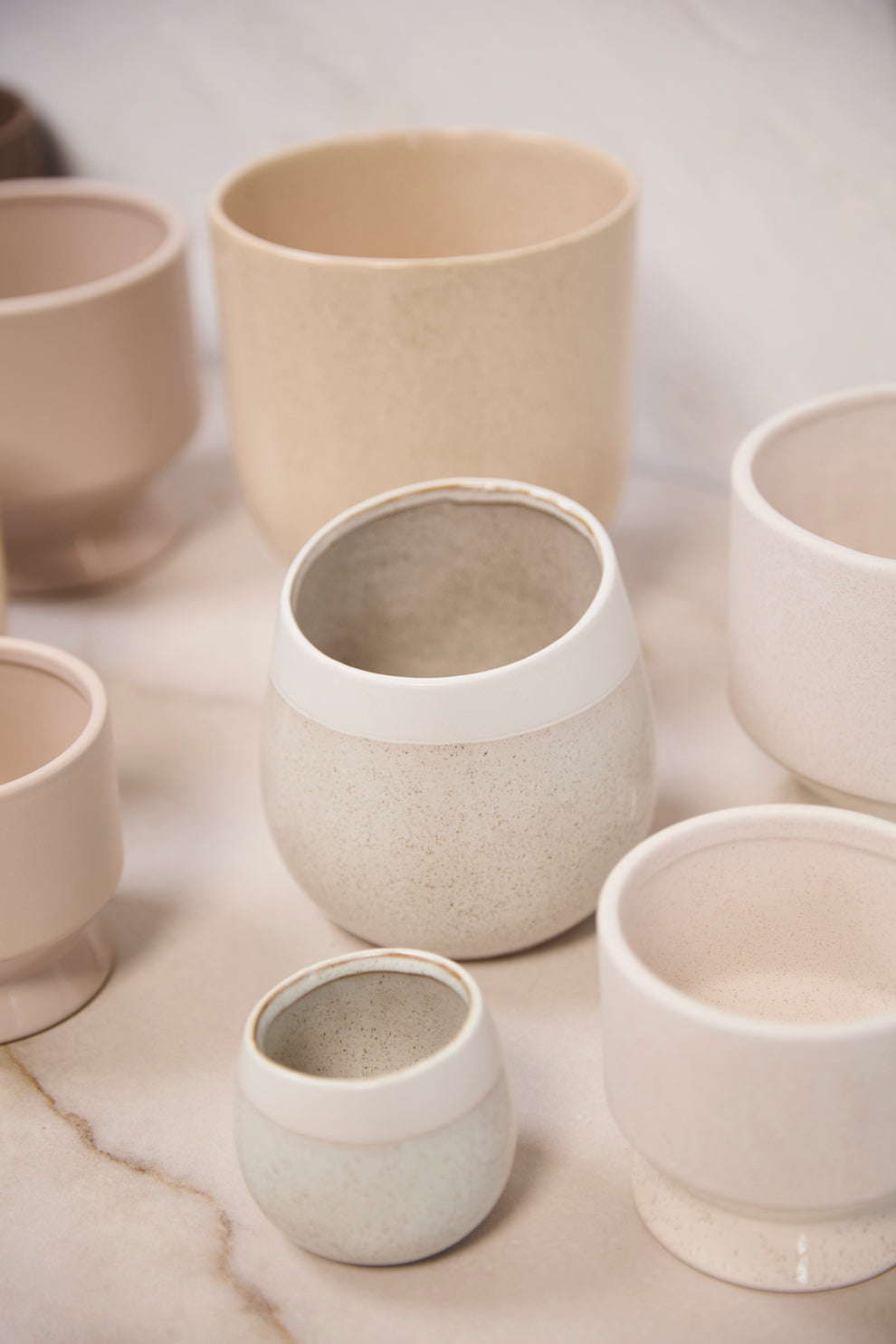 Choice Pot Set of 8 By Accent Decor | Planters, Troughs & Cachepots | Modishstore - 7