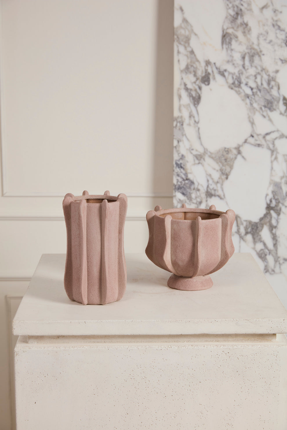 Claudia Collection Set of 2 By Accent Decor | Planters, Troughs & Cachepots | Modishstore - 4