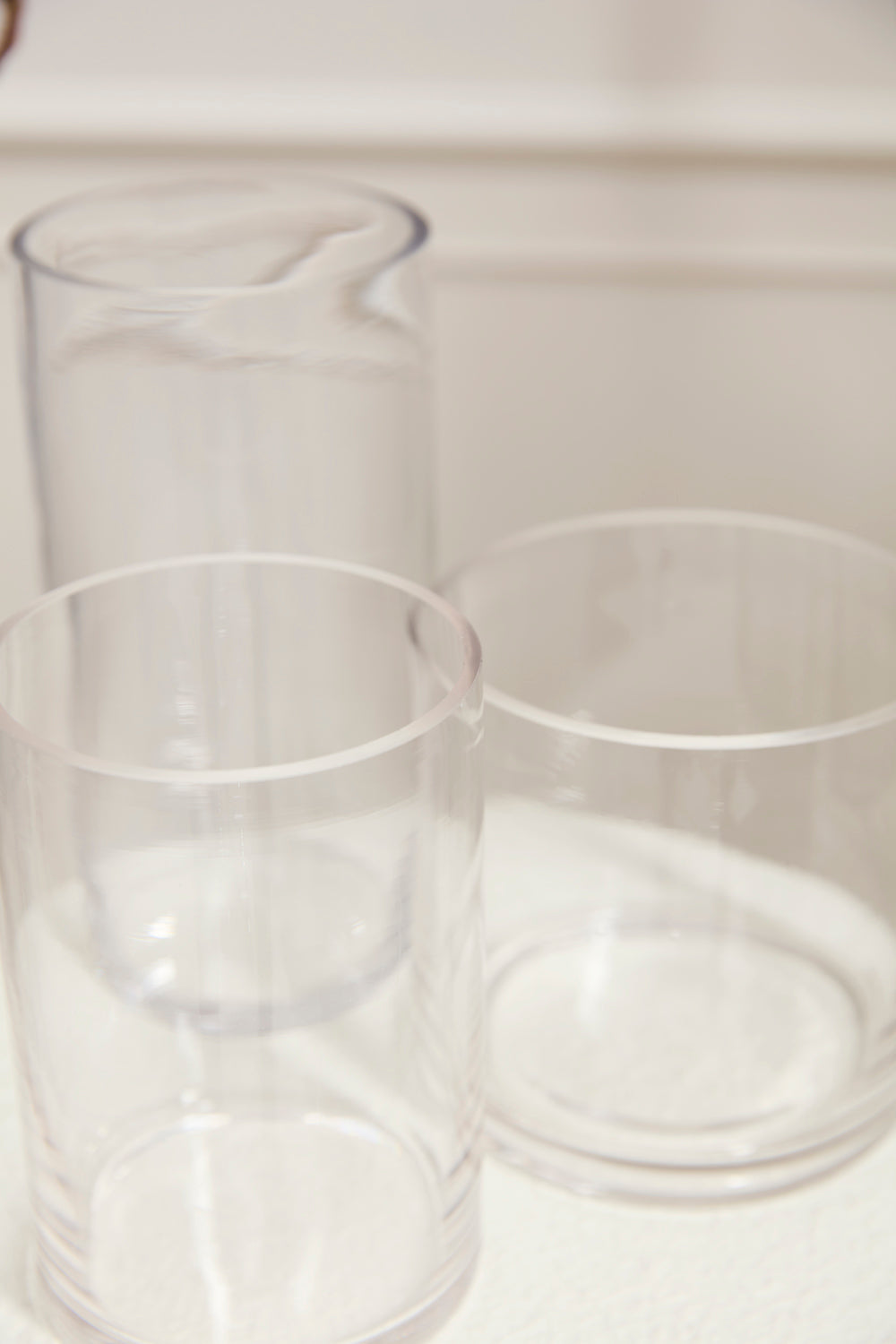 Clear Cylinder Vase Set of 8 By Accent Decor | Vases | Modishstore - 1