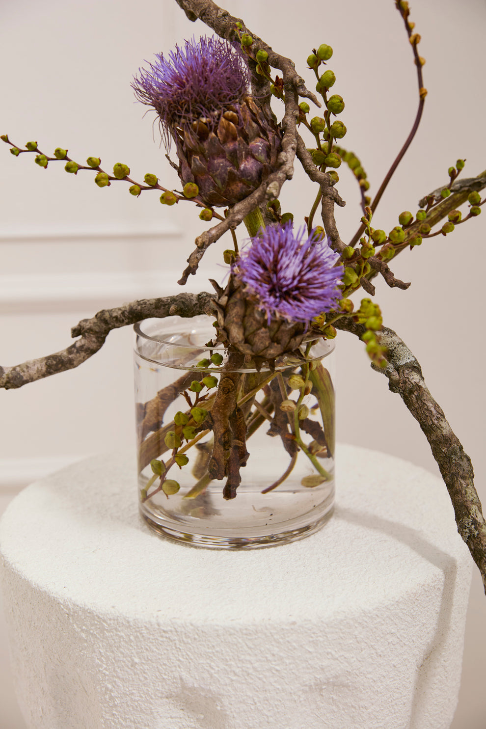 Clear Cylinder Vase Set of 8 By Accent Decor | Vases | Modishstore - 6