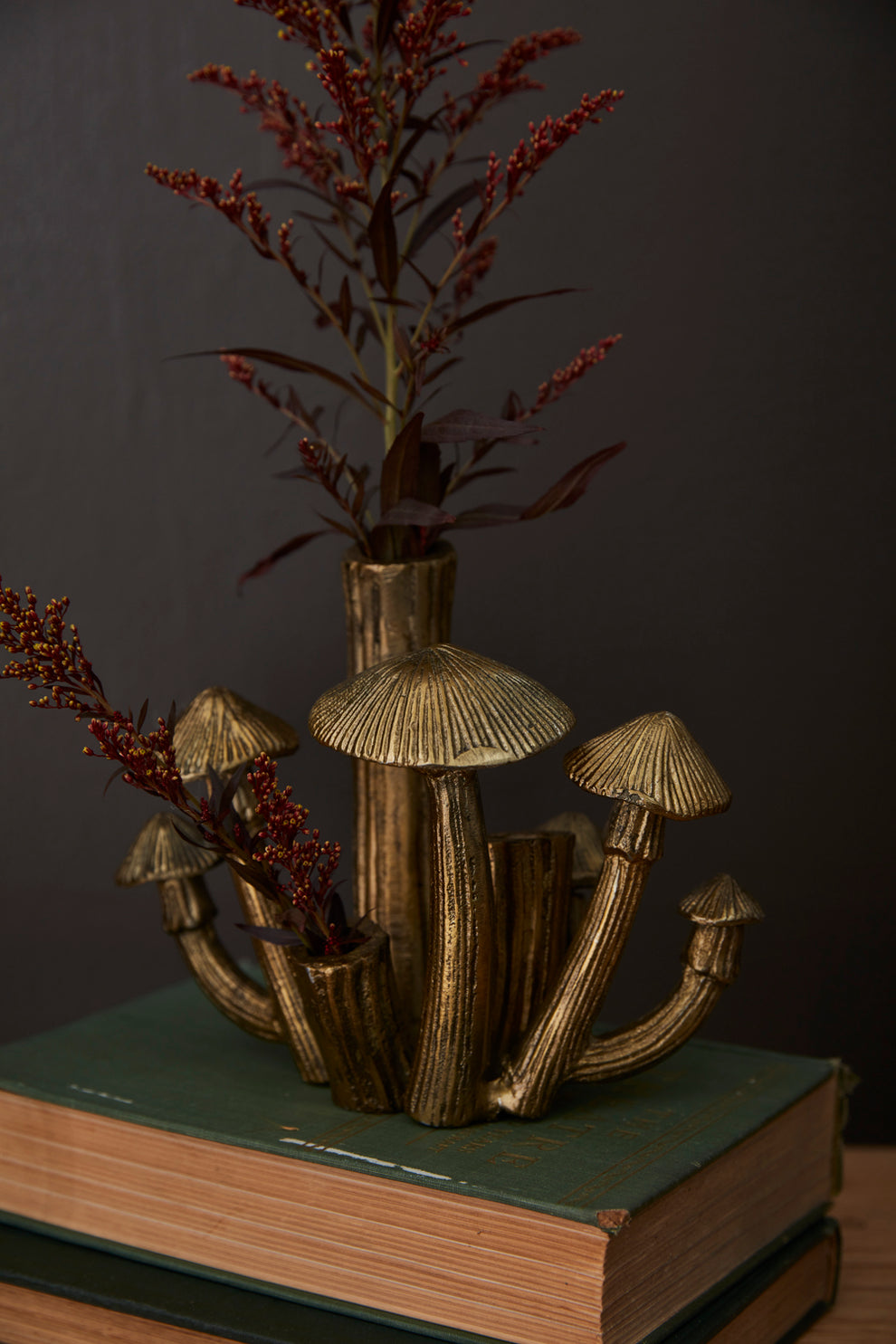 Clustered Mushrooms Budvase Set of 2 By Accent Decor | Vases | Modishstore - 2