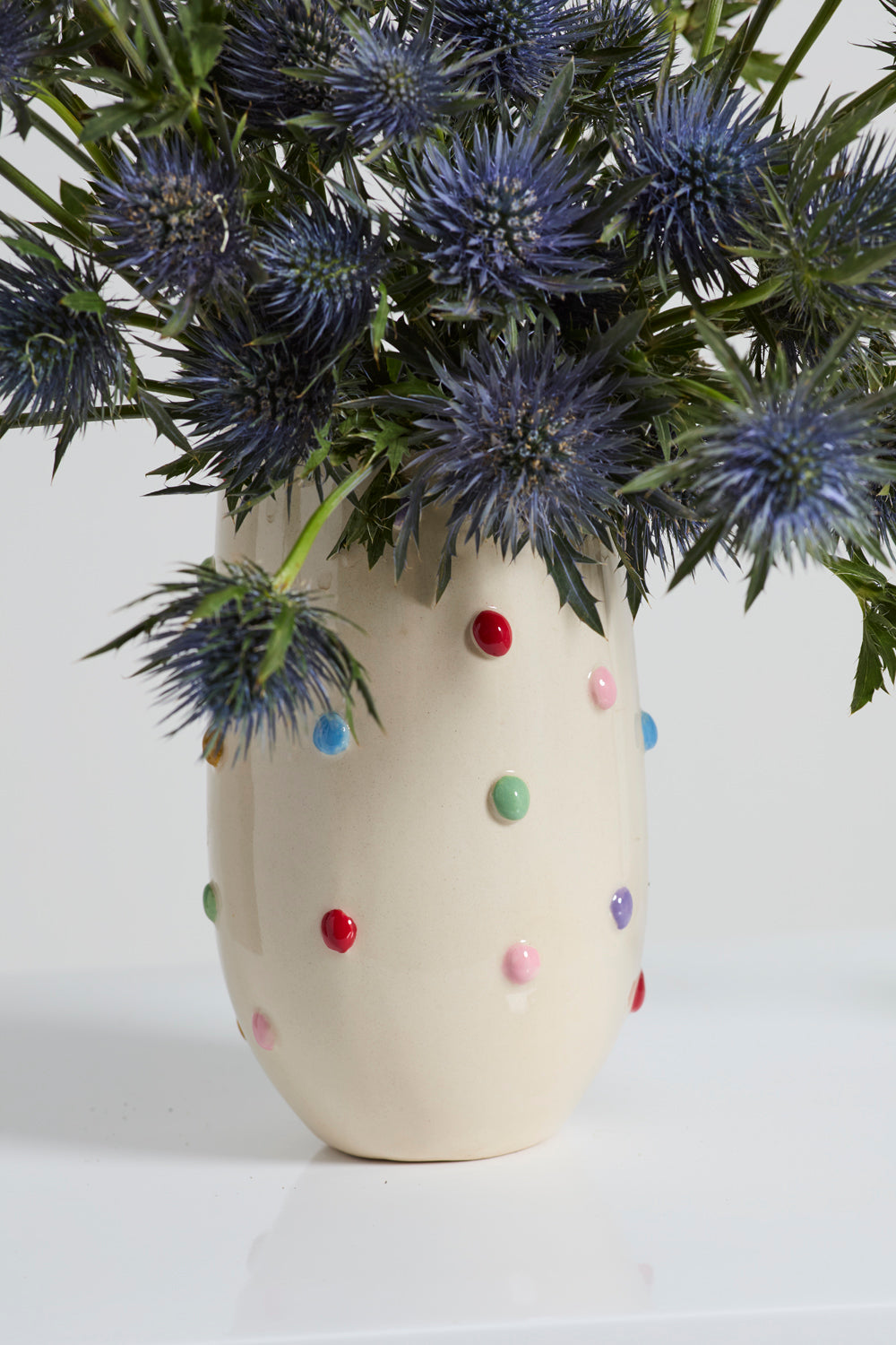 Color Dot Vase Set of 4 By Accent Decor | Vases | Modishstore - 1