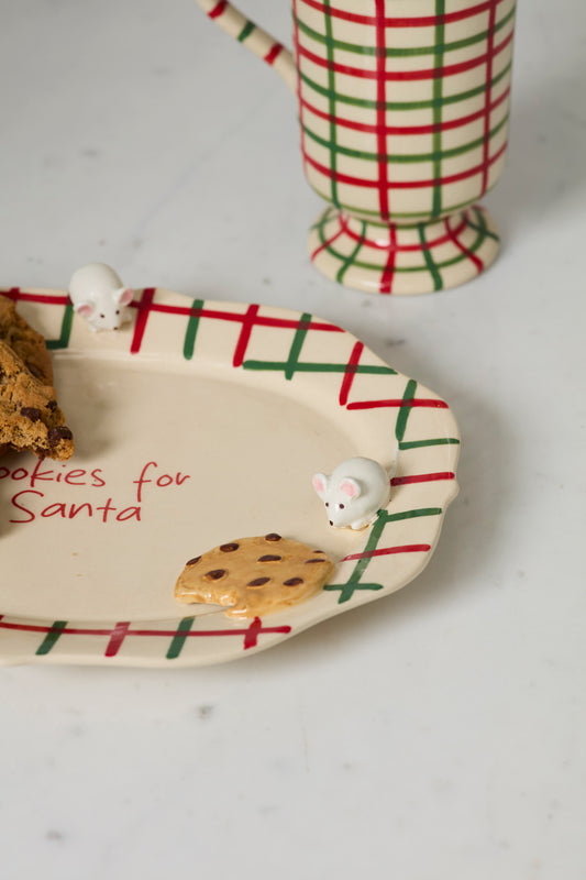 Cookies for Santa Platter Set of 4 By Accent Decor | Planters, Troughs & Cachepots | Modishstore - 1