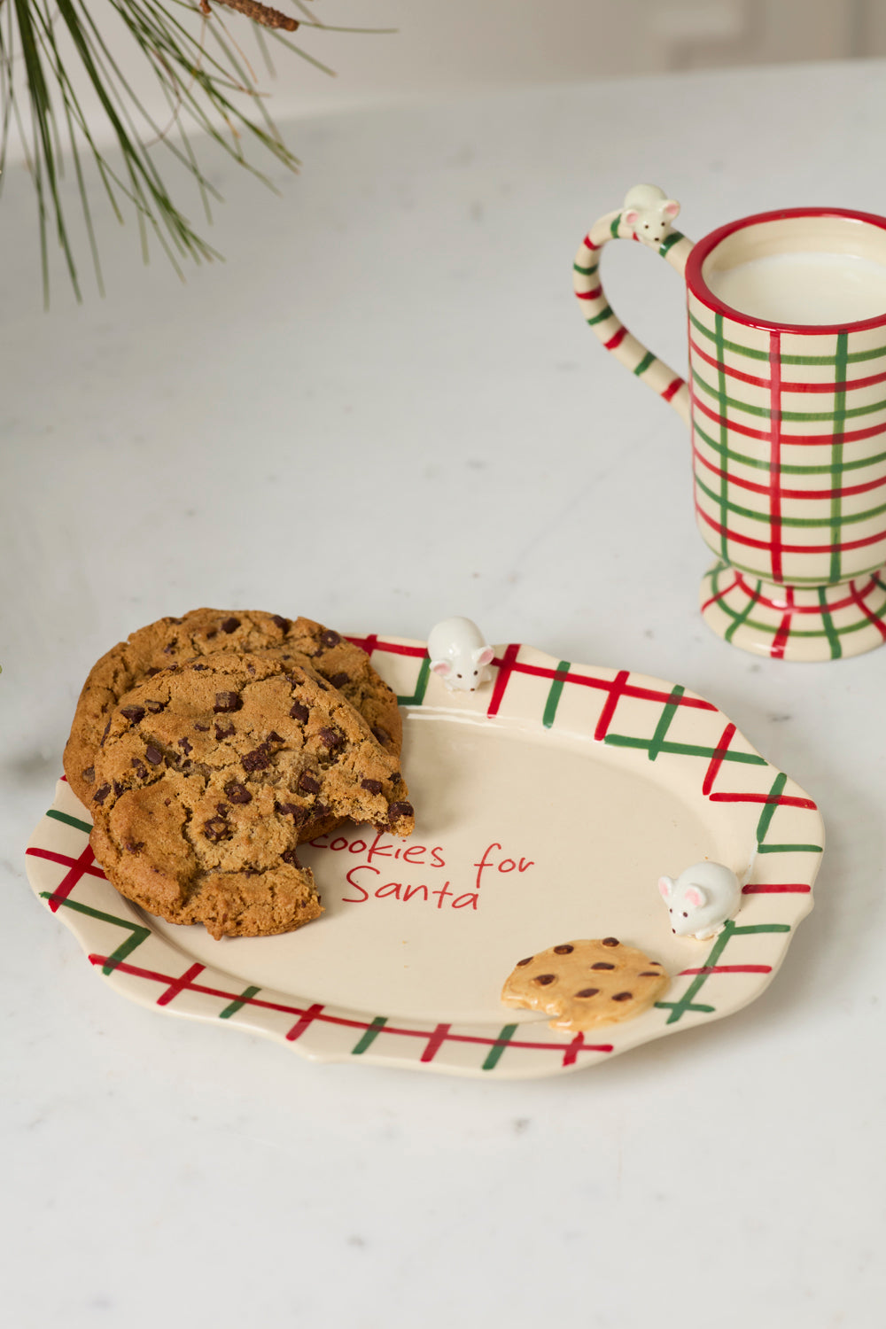 Cookies for Santa Platter Set of 4 By Accent Decor | Planters, Troughs & Cachepots | Modishstore - 4