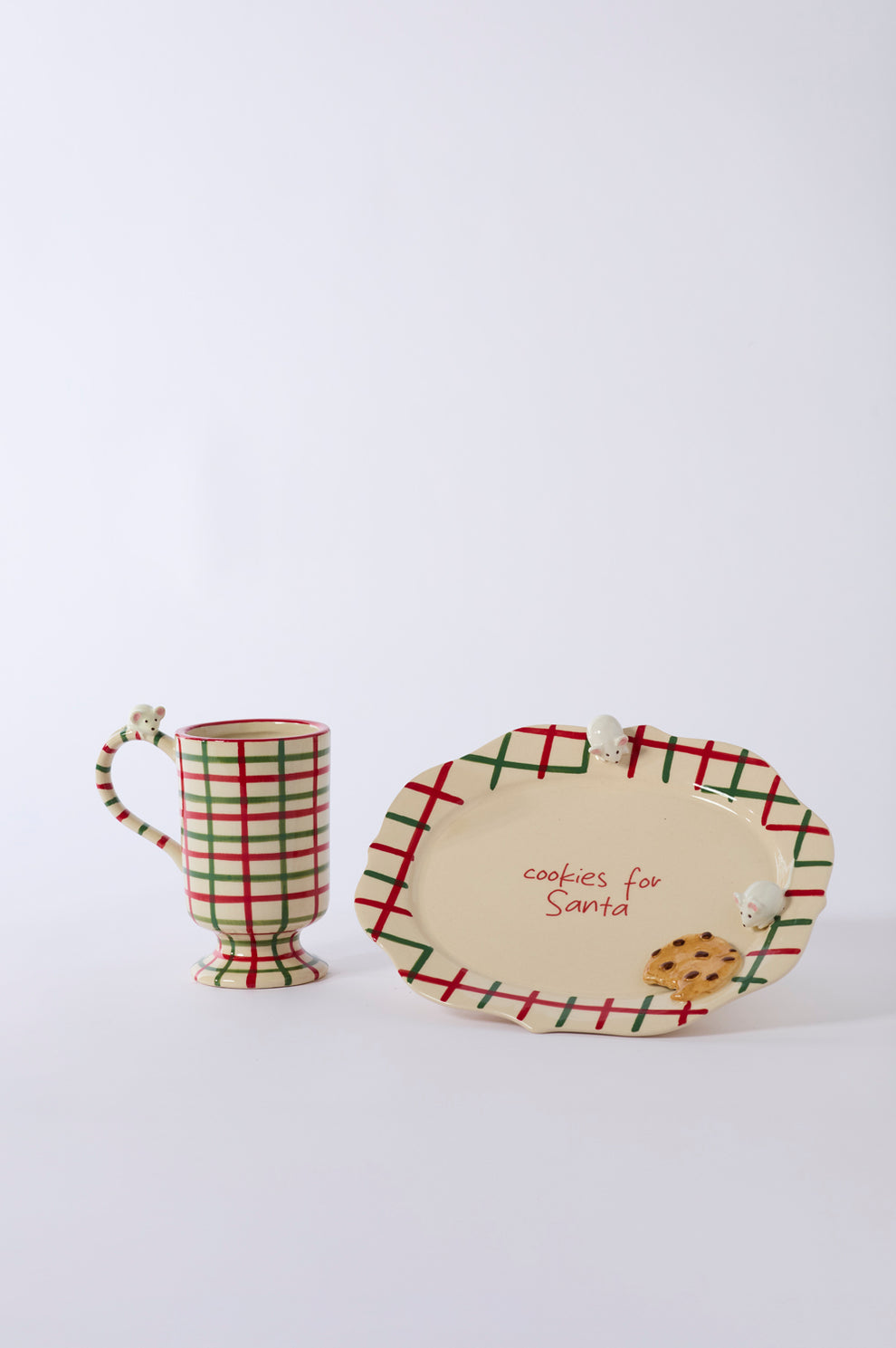 Cookies for Santa Platter Set of 4 By Accent Decor | Planters, Troughs & Cachepots | Modishstore - 3