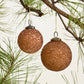 Copper Glitter Ornament Set of 8 By Accent Decor | Ornaments | Modishstore - 3