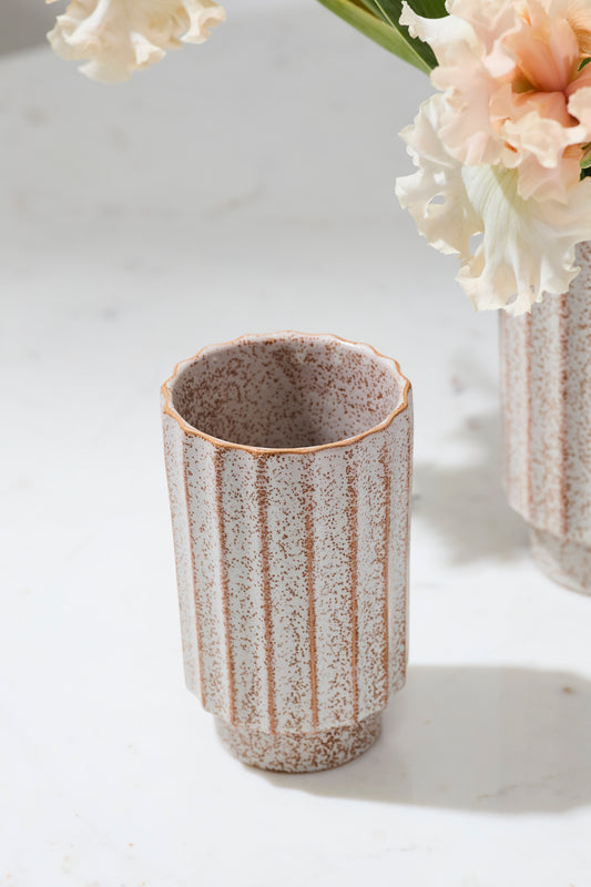 Corley Vase Set of 8 By Accent Decor | Vases | Modishstore - 1