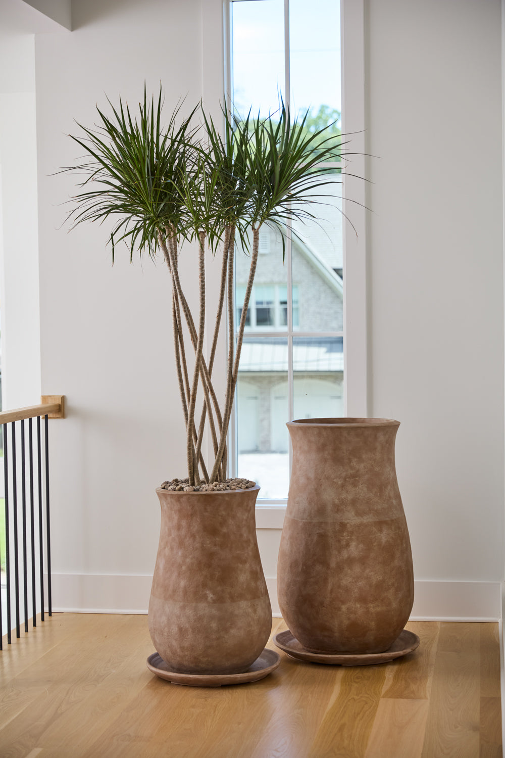 Corrales Planter with Saucer By Accent Decor | Planters, Troughs & Cachepots | Modishstore - 3
