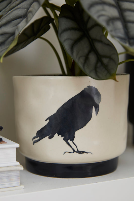 Corvus Pot Set of 4 By Accent Decor | Planters, Troughs & Cachepots | Modishstore - 1