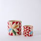 Cozy Quilt Pot Set of 4 By Accent Decor | Planters, Troughs & Cachepots | Modishstore - 3