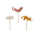 Curious Cats Plant Sticks - Set of 6 By Accent Decor | Planters, Troughs & Cachepots | Modishstore - 2 - Curious Cats Plant Sticks - Set of 6 By Accent Decor