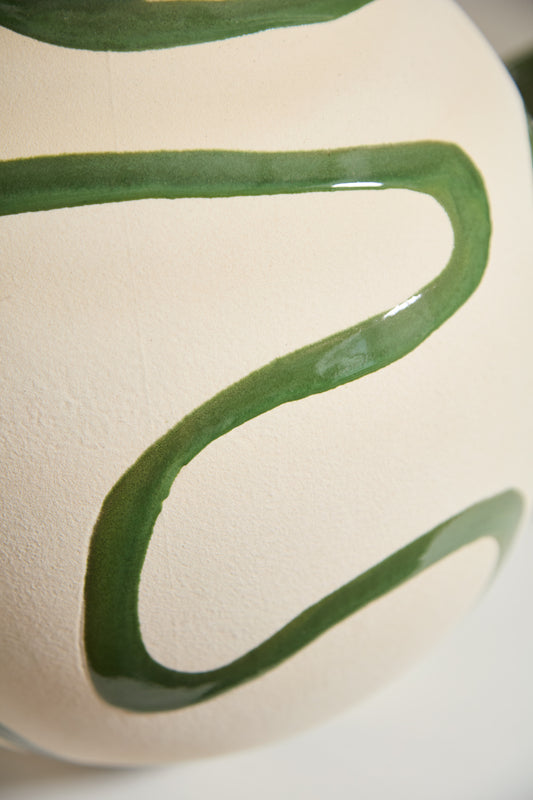 Curvature Vase By Accent Decor | Vases | Modishstore - 1