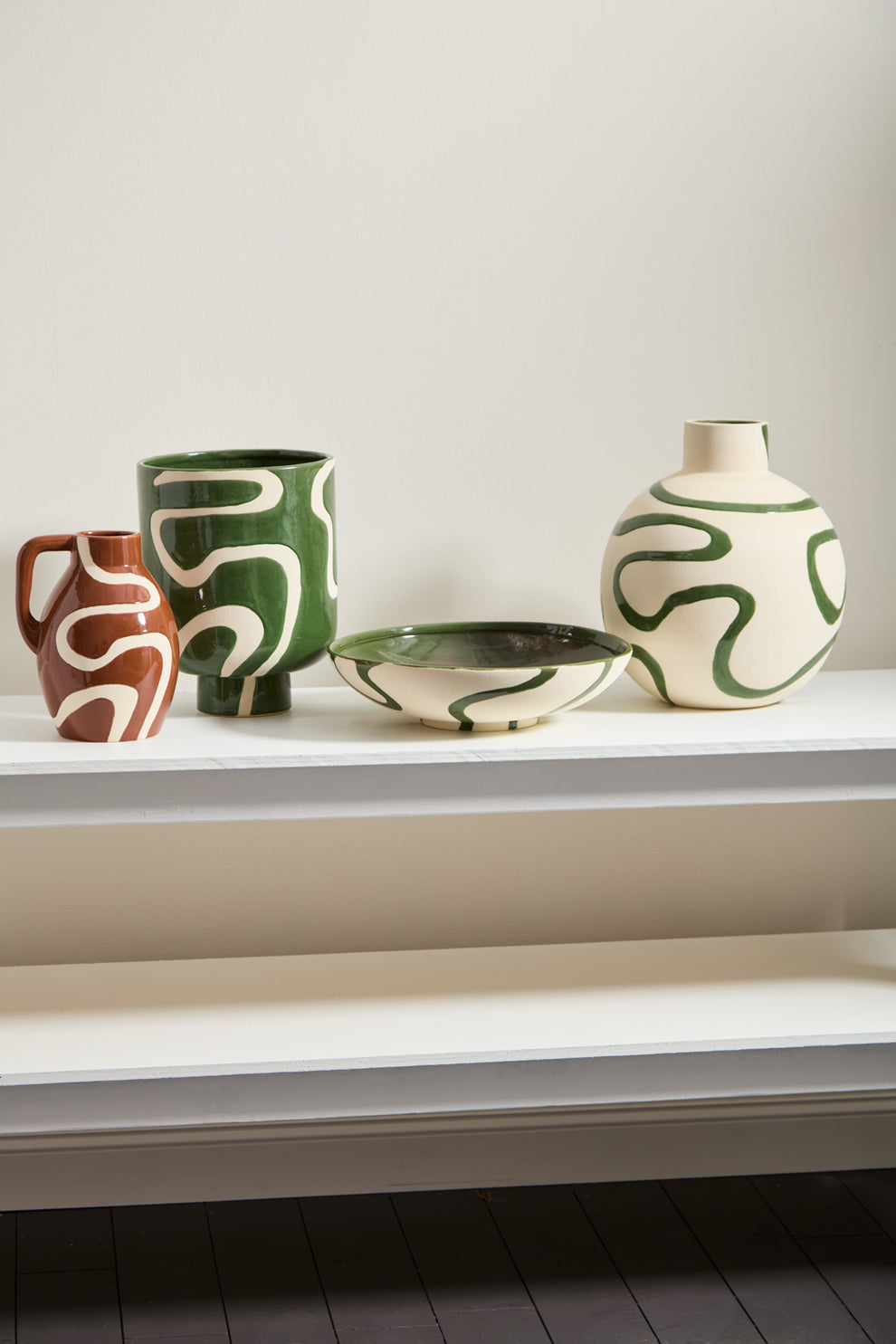 Curvature Vase By Accent Decor | Vases | Modishstore - 6