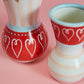 Cutesy Heart Vase Set of 4 By Accent DŽcor