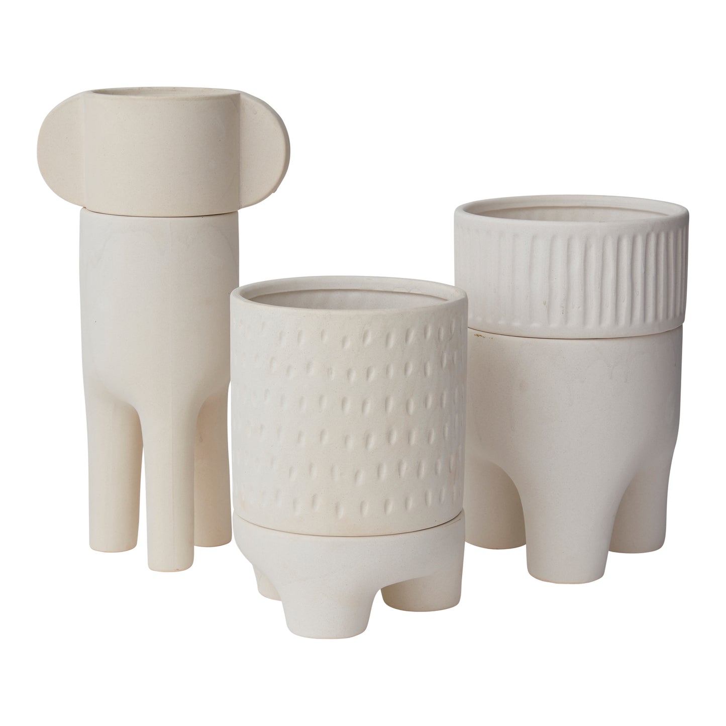 Dache Pot Set of 2 By Accent Decor | Planters, Troughs & Cachepots | Modishstore - 4