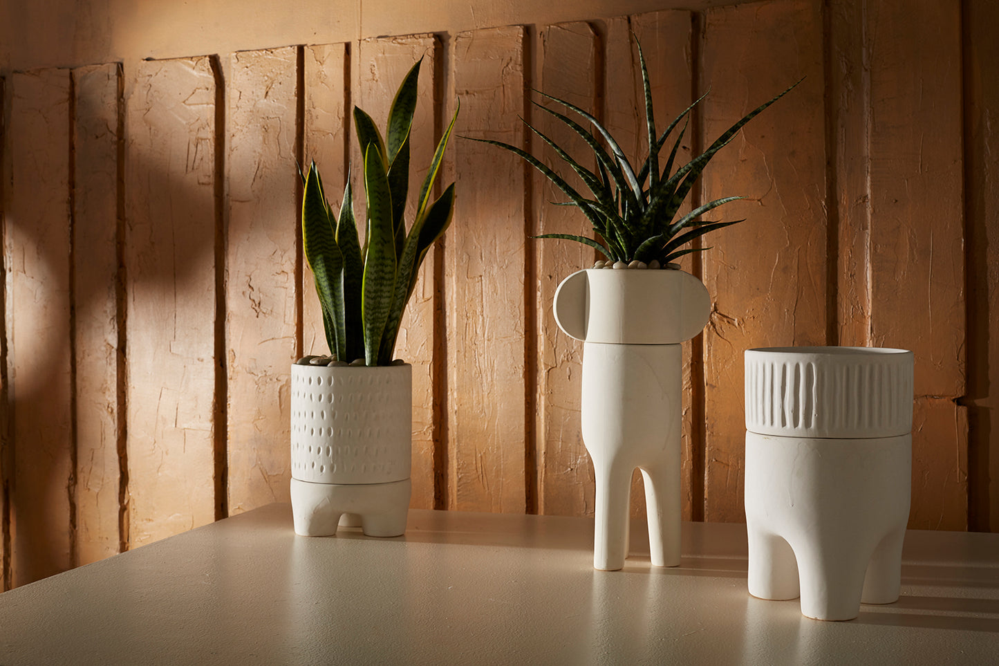 Dache Pot Set of 2 By Accent Decor | Planters, Troughs & Cachepots | Modishstore - 3