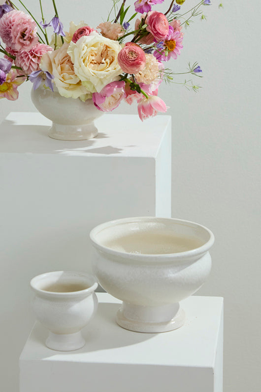 Dawson Compote Set of 8 By Accent Decor | Planters, Troughs & Cachepots | Modishstore - 4