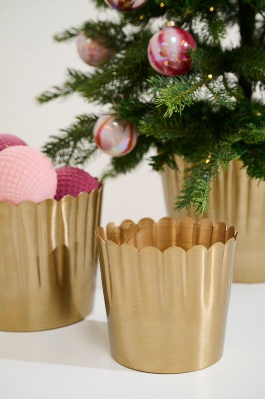Delicata Pot Set of 8 By Accent Decor | Planters, Troughs & Cachepots | Modishstore - 1