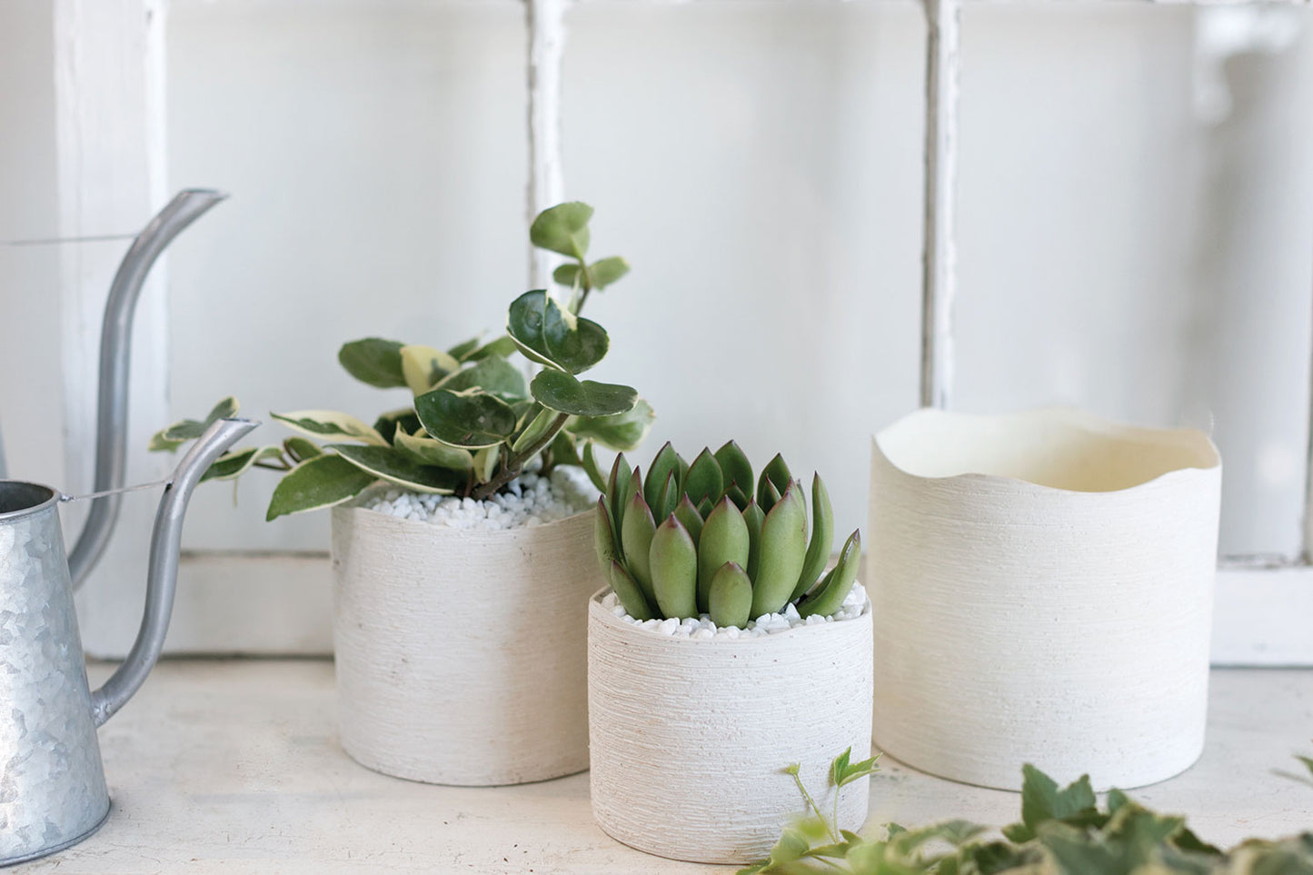 Delphi Pot Set of 8 By Accent Decor | Planters, Troughs & Cachepots | Modishstore - 5