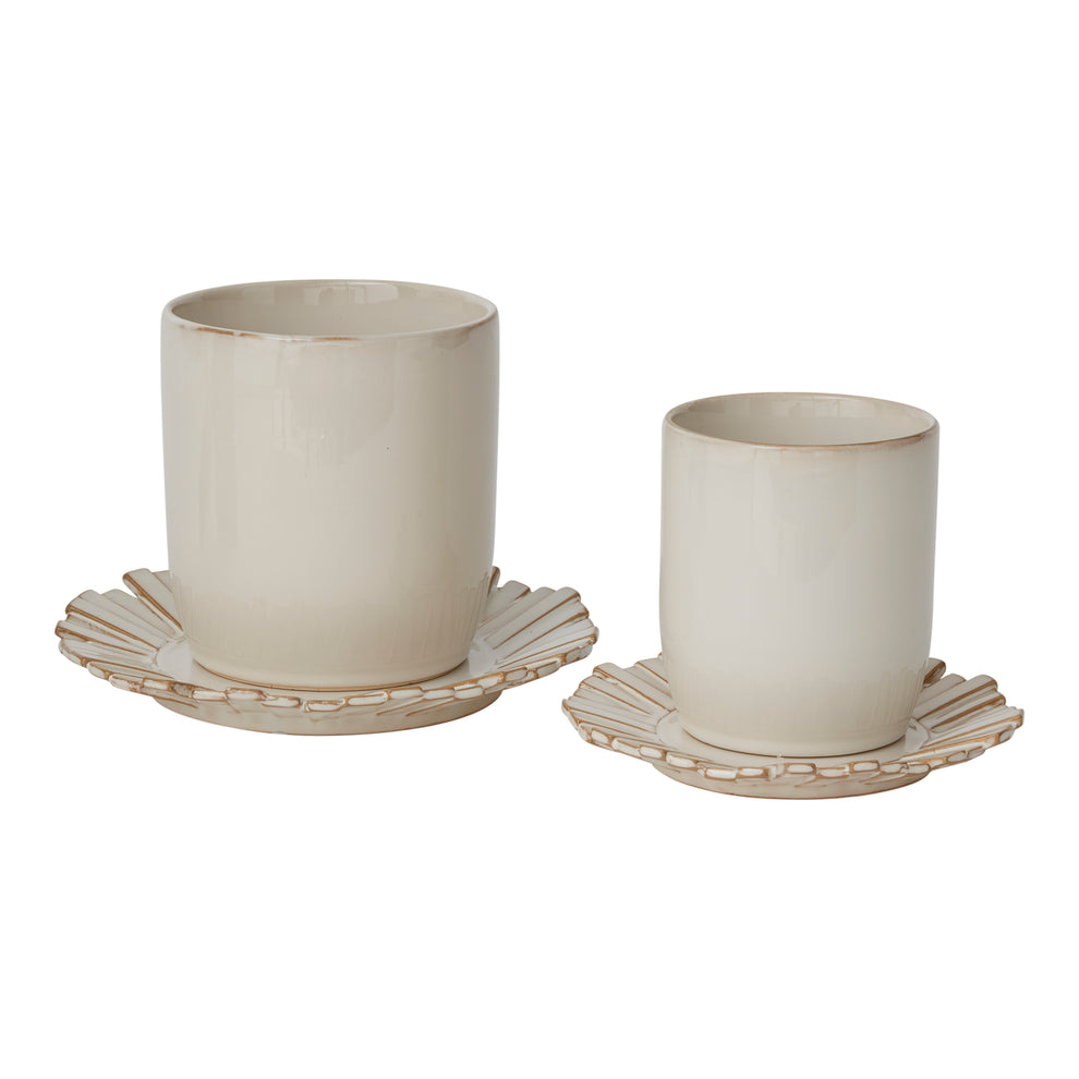 Dermot Pot Set of 4 By Accent Decor | Planters, Troughs & Cachepots | Modishstore - 4