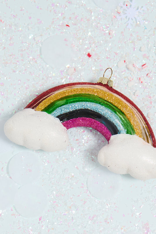 Des Colores Rainbow Ornament Set of 4 By Accent Decor | Ornaments | Modishstore - 1