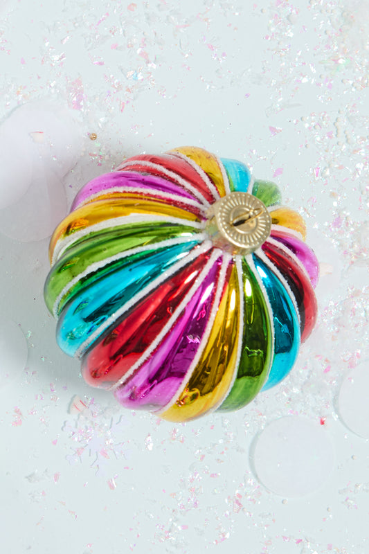 Des Colores Sphere Ornament Set of 8 By Accent Decor | Ornaments | Modishstore - 1