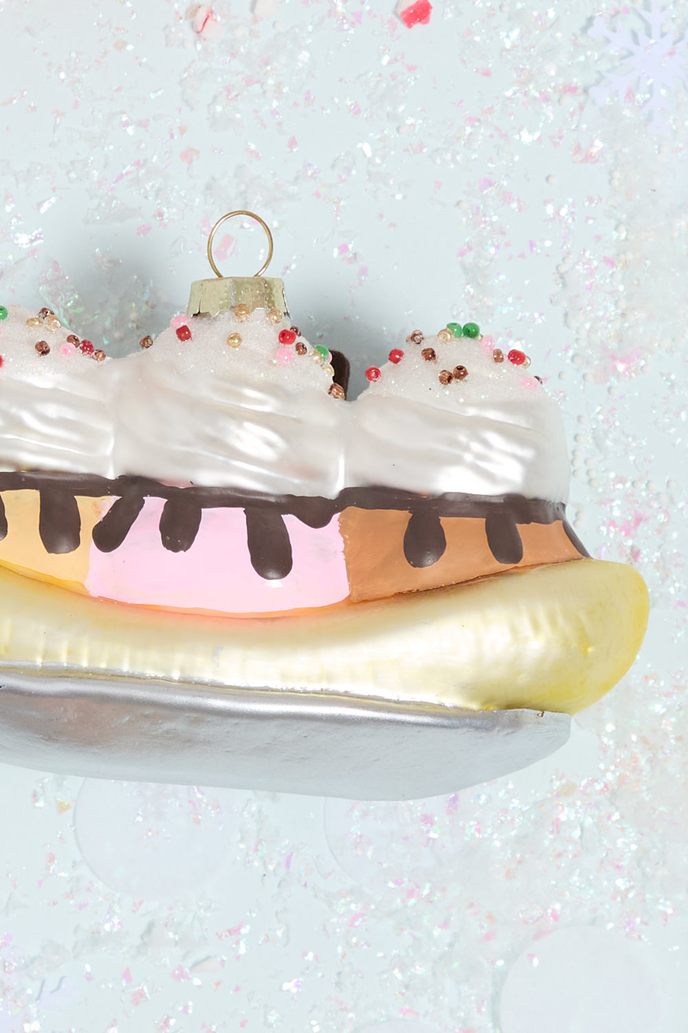 Dessert First Sundae Ornament Set of 4 By Accent DŽcor