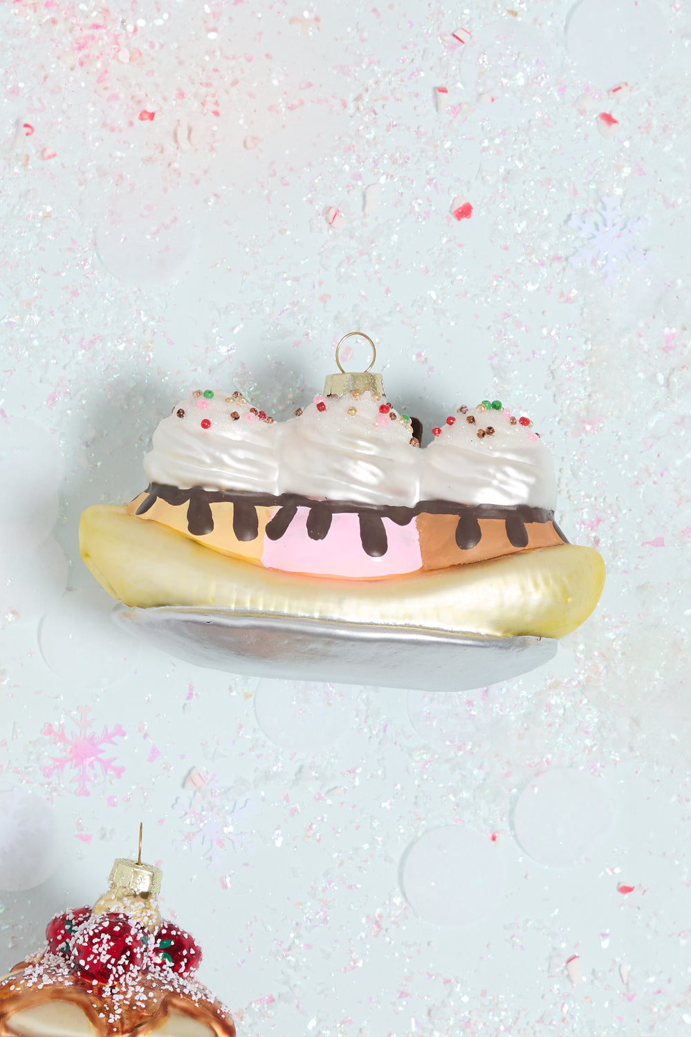 Dessert First Sundae Ornament Set of 4 By Accent DŽcor