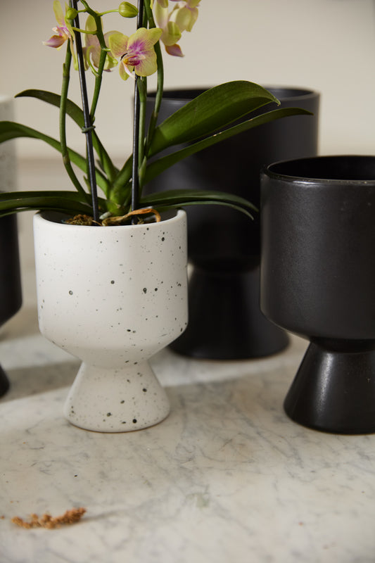 De Vil Pot Set of 4 By Accent Decor | Planters, Troughs & Cachepots | Modishstore - 1